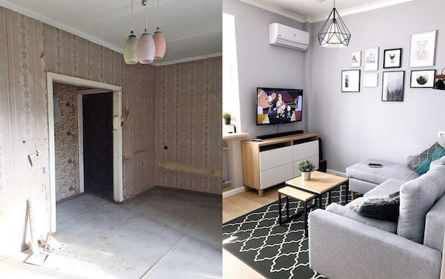 Ремонт квартир своими руками: фото до и после ремонта