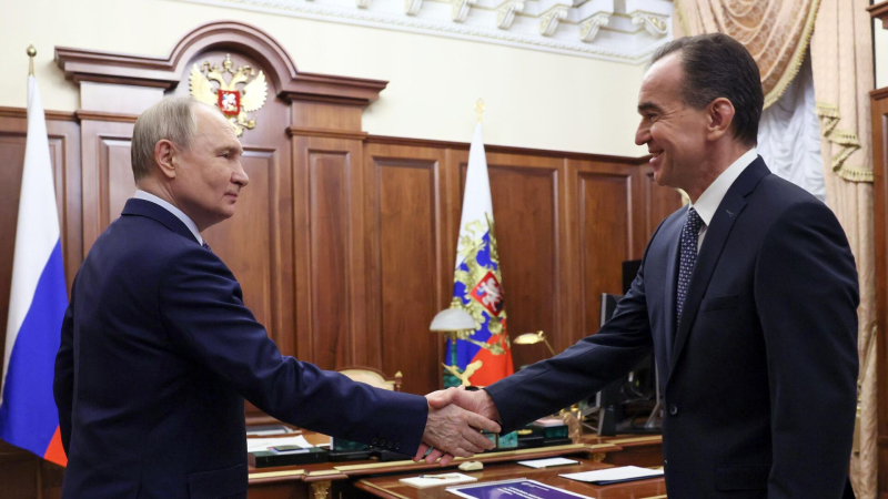 Путин поручил губернатору Кубани внимательно относиться к вопросам экологии